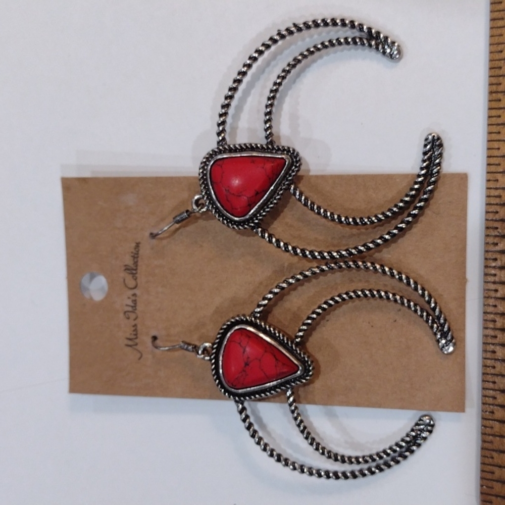 New Western Style "Rancher" Costume/Fashion Earrings